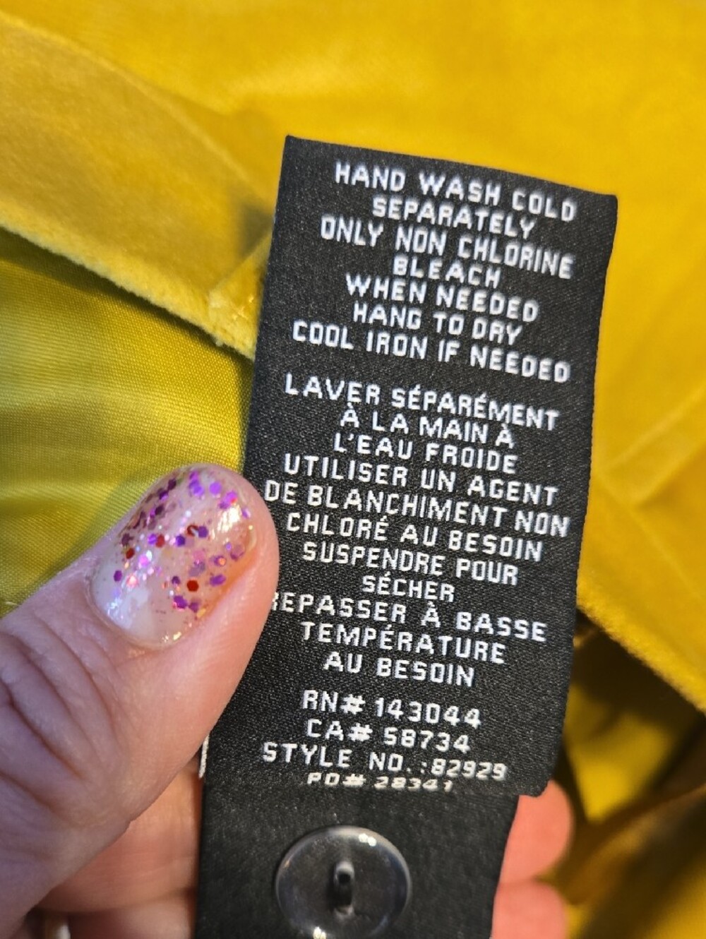 7 For All Mankind Wide Leg Pants in Mustard Yellow - Picture 8 of 10